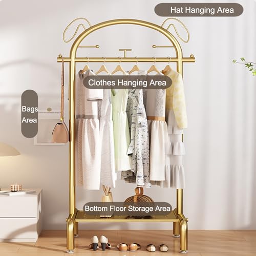 Support de rangement de garde-robe autonome pour vêtements longs