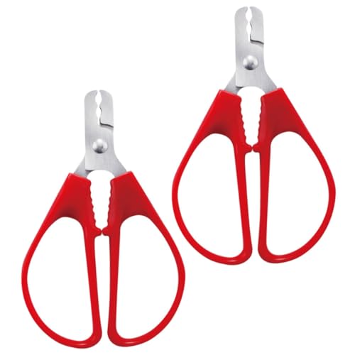 BESPORTBLE 2pcs Melon Pliers Walnut Pliers Nut Shell Cutter Nutcracker for Nut Chestnut Cutter Sunflower Wear-resistant Pine Nut Tool Daily Nuts Stainless Steel Pine Nuts Peanut Shells