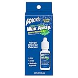 Mack's Wax Away Ear Wax Removal Aid – 0.5 FL OZ Ear Drops with Foaming Action