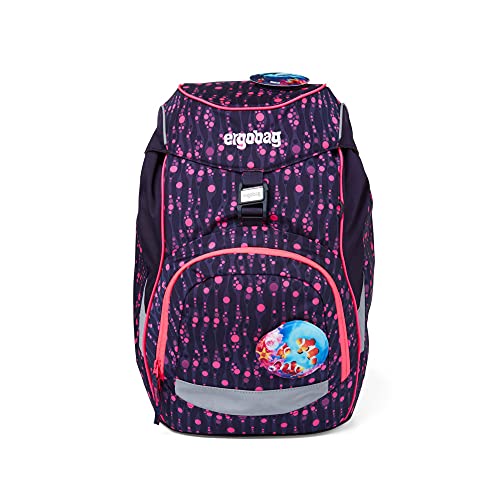 ergobag Bearmuda Square, Zaino Unisex-Bambini e Ragazzi, Viola (Viola), Taglia Unica
