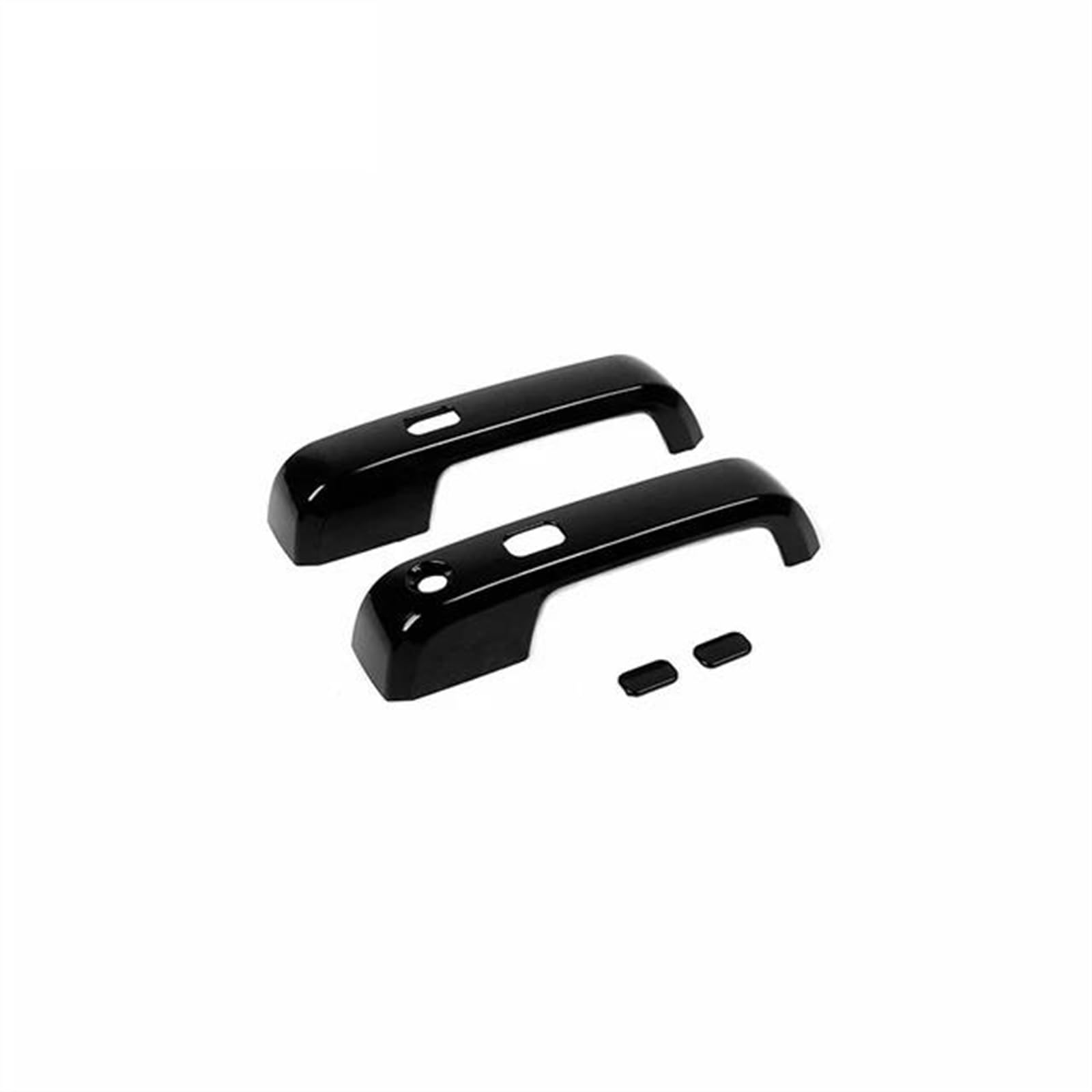 SLIMES Car Exterior Cover Side Door Handle Protector Chrome Scratch Protection for Ford F150 2015-2020 Protection(C Black)