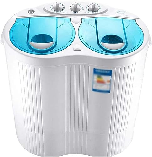 CNAOHGHN Washing machine,Portable Compact Washing machine, Mini Twin Tub Washing machine Spinner, Drain