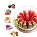 Modern Home Melon Slicer - Honeydew/Cantaloupe/Mini-watermelon Easy Slicing Tool - Medium Size