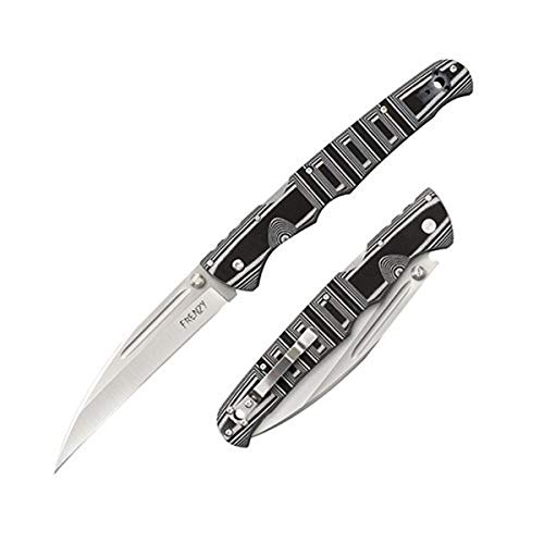 Cold Steel Frenzy Foldable Blade Knife, Grey & Black