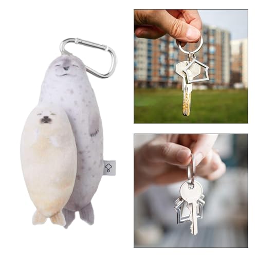 Porte-clés peluche extensible chaîne rétractable sac à main pendentif - 5