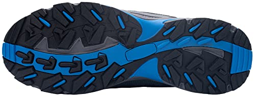 Larnmern Steel Toe Boots Mens Outdoor Work Boots Safety Working Shoes Indestructible Industrial Construction Footwear Slip Resistant Puncture Proof Static Dissipative Comfortable Breathable Durable Non Slip(10.5 Men, Black/Blue) #TOP6