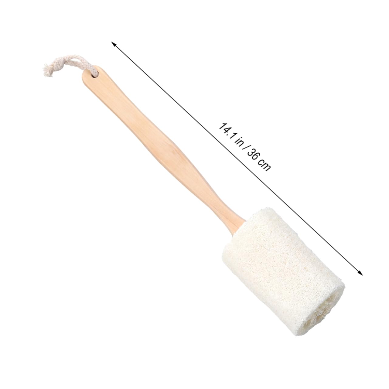 Beavorty 3 Set Di Spazzole in Spugna Esfoliante Per Corpo E Schiena Con Manico in Spugna Di Luffa Naturale E Spazzola Da Bagno Per Una Pulizia Profonda 2 Pezzi * 3