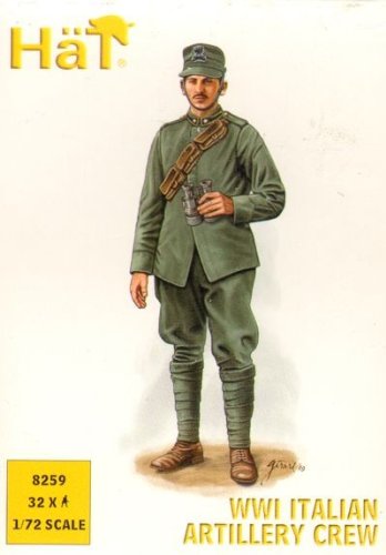 Scala: 1:72 Unbekannt HäT - 1/72 WWI squadra di artiglieria italiana - modellino in plastica