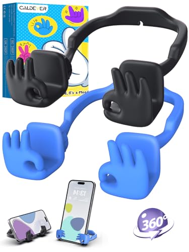 Regalos para Hombre Mujer Soporte Móvil Mesa: Regalos Navidad Amigo Invisible Originales para Niño Niña Niños Soporte para Móvil con Gesto OK Porta Móvil Ideas Regalo Cumpleaños Reyes Negro&Azul 2 ud Regalos para Hombre Mujer Soporte Móvil Mesa: Regalos Navidad Amigo Invisible Originales para Niño Niña Niños Soporte para Móvil con Gesto OK Porta Móvil Ideas Regalo Cumpleaños Reyes Negro&Azul 2 ud