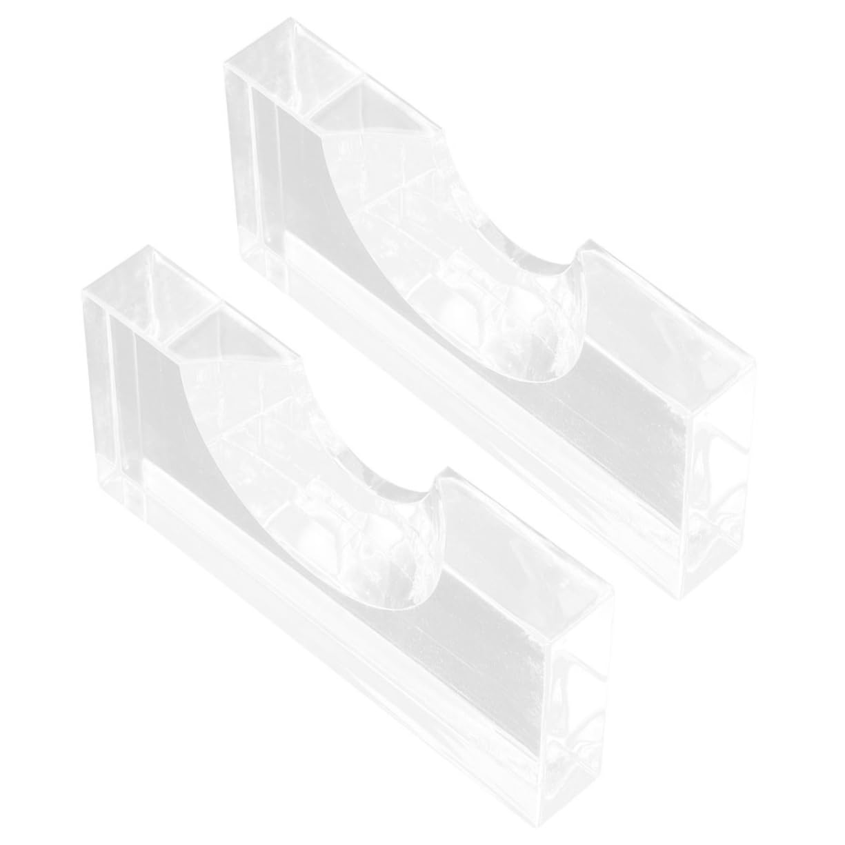 balacoo Snooker Supply 2pcs Acrylic Billiard Markers Ball Holder Sturdy Pool Table Position Markers