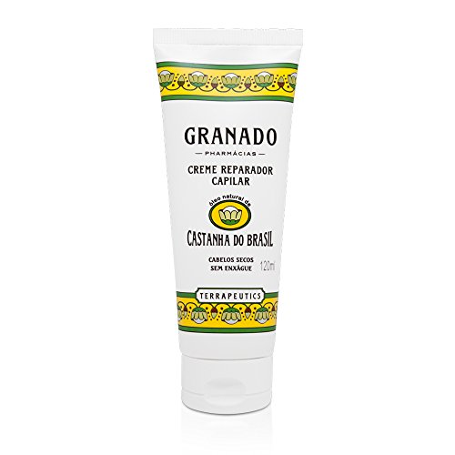 Granado Creme Reparador Capilar Terrapeutics, Castanha Do Brasil, Amarelo, 120ml