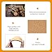 100 PCS Cork Coasters Bulk, Blank Square Cork Coasters DIY Crafts, Non-Slip Heat-Resistant Reusable Coffee Coaster, Suitable for Home Desktop Decoration