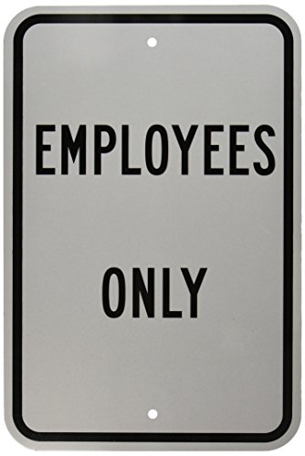 Panneau de stationnement en aluminium résistant aux UV Brady 45,7x30,5 cm