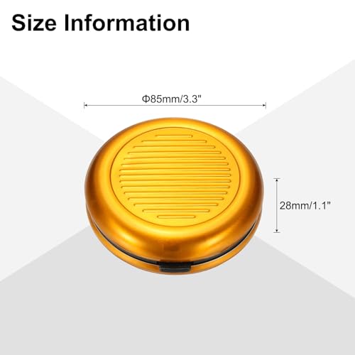 Dispenser portátil para monedas PATIKIL aluminio compacto miniatura 2