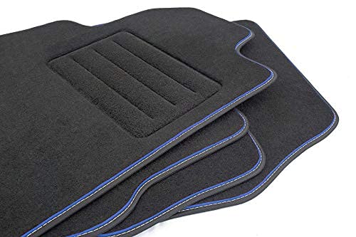 Lot de 4 Tapis de Voiture en Velours pour Opel Tigra B (2004–2009), Qualité Supérieure, 4 Pièces, Ajustement Parfait