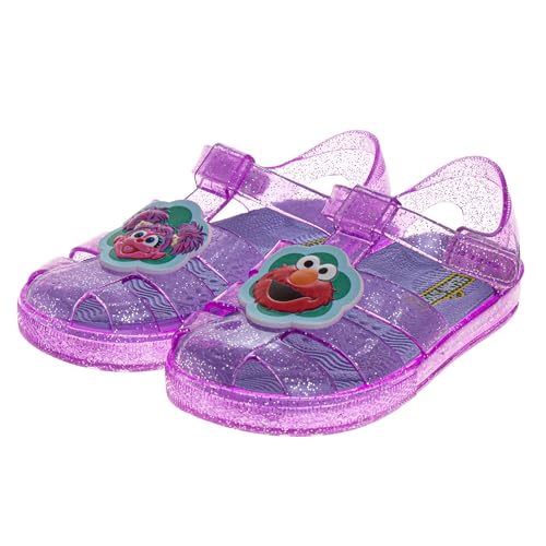 Image of Disney Girls Sandal Frozen Minnie Mouse Sesame Street Elmo Abby and Peeps Jelly Sandals for Girl Size Infant /Toddler /Little Kid