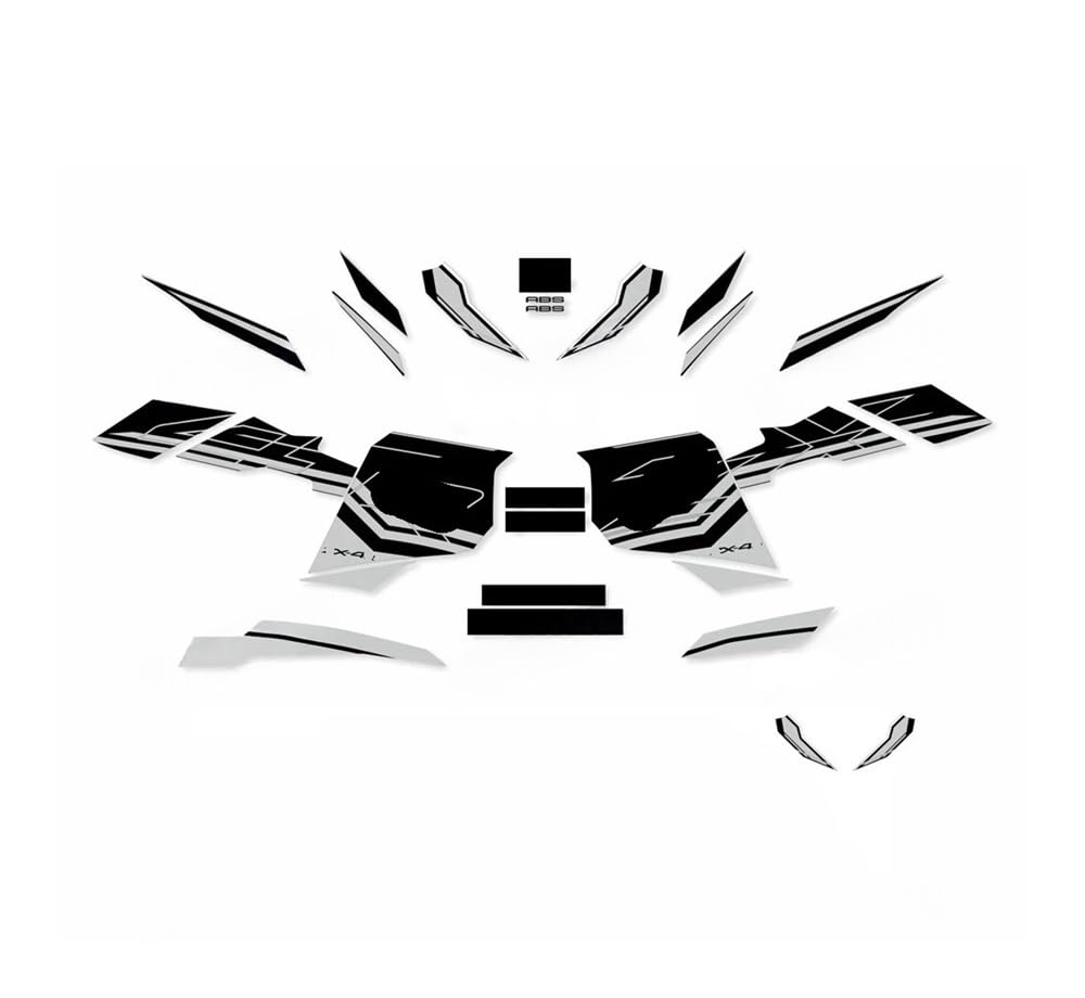 Autocollants réfléchissants ZX-4R protecteur réservoir anti-rayure