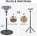 Nycetek Webcam Tripod Stand for Desk: Webcam Stand for Logitech Brio | C920 | C922 | C615 | C930e - Height & Angle Adjustable Desktop Tripod for Light & 1/4