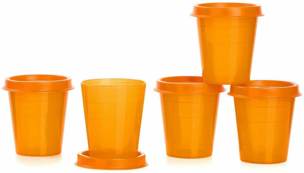 New Tupperware Tupper Minis Marigold - Set of Five (5)