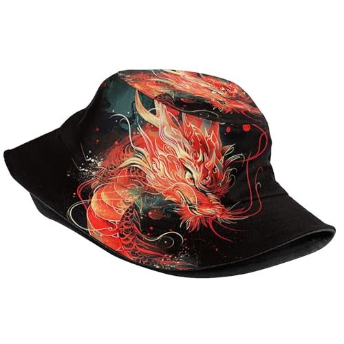 Image of Bucket Hat for Women Men, Fashion Print Outdoor Beach Hat Packable Sun Cap for Travel Hiking