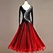 Red,XXL,Ballroom Dance Competition Dresses Women's Tango Foxtrot Performance Dancing Clothes Waltz Salsa Dancing Outfit