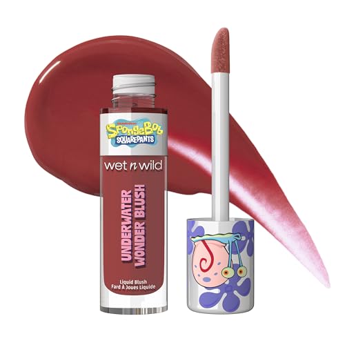 Wet n Wild Spongebob Underwater Wonder Colorete Líquido para el Rostro, Modulable, Efecto Natural y Fácil de Difuminar, Aplicación Uniforme, Tono Snailed It