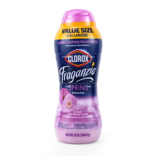 Image of Clorox Fraganzia Scent Booster Crystals, Spring Scent, 70 Oz Bottle, 6-Pack