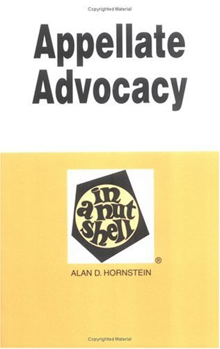 Preisvergleich Produktbild Appellate Advocacy in a Nutshell (Nutshell Series)