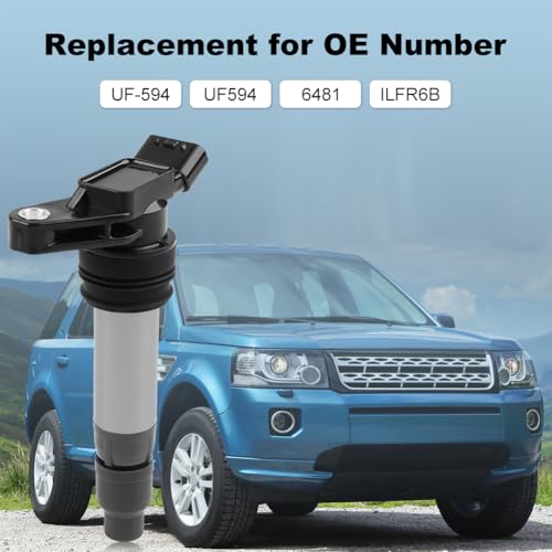JDMON UF594 6pcs Ignition Coils and Spark Plugs Kits Compatible with Volvo XC60 2010-2011, XC70 2008-2011, XC90 2007-2011, S60 2011-2012, S80 2007-2011, V70 2008-2010, Land Rover LR2 2008-2012 by JDMON - Used condition - Image 3