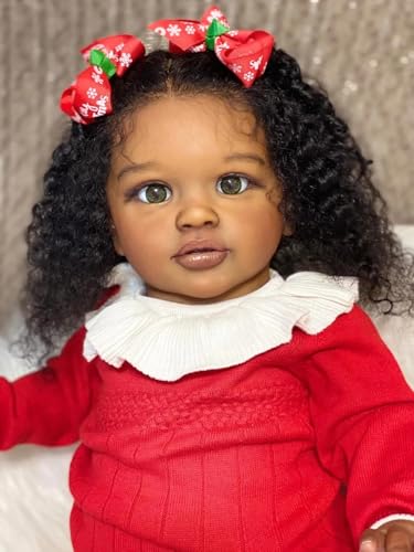 Muñeca Reborn Toddler Pippa 26 pulgadas con cuerpo suave miniatura 6