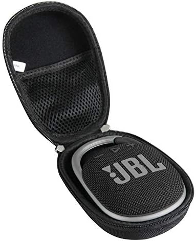 Hermitshell Hard Travel Case for JBL Clip 4 - Portable Mini Bluetooth Speaker (Black)