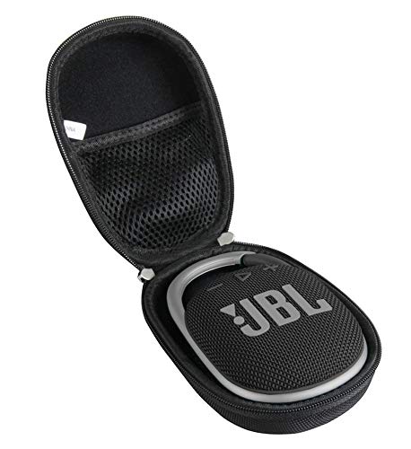 Hermitshell Torba podróżna z tworzywa EVA, twarda obudowa, pasuje do głośników Bluetooth JBL Clip 4