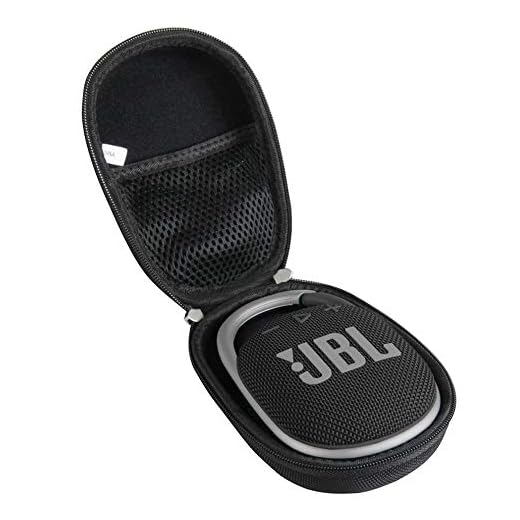 Hermitshell Estuche de viaje duro para JBL Clip 4 - Mini altavoz Bluetooth portátil (negro)