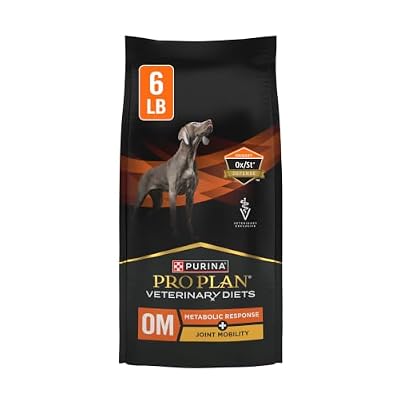 Purina Pro Plan Vet Diets OM Metabolic Response Dry Dog Food, 6 lb Bag