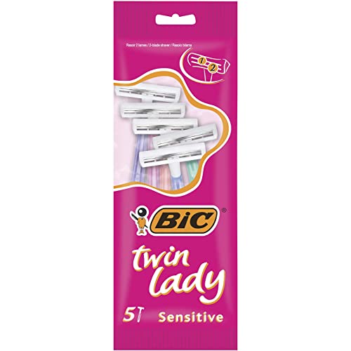 BIC Twin Lady Sensitive Razor - Pack of 5