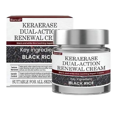 Black and White Rice Cream, Natural Body Serum Suitable for All Skin Types