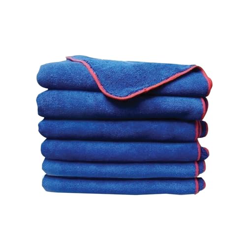 Image of Microfiber Drying Towel (Pack of 2) | Car Detailing Cloth for Cars, SUVs | 60x90 cm Extra Large | 440 GSM Ultra Thick & Absorbent | Twist Loop Hybrid Weave | Scratch Lint & Streak-Free