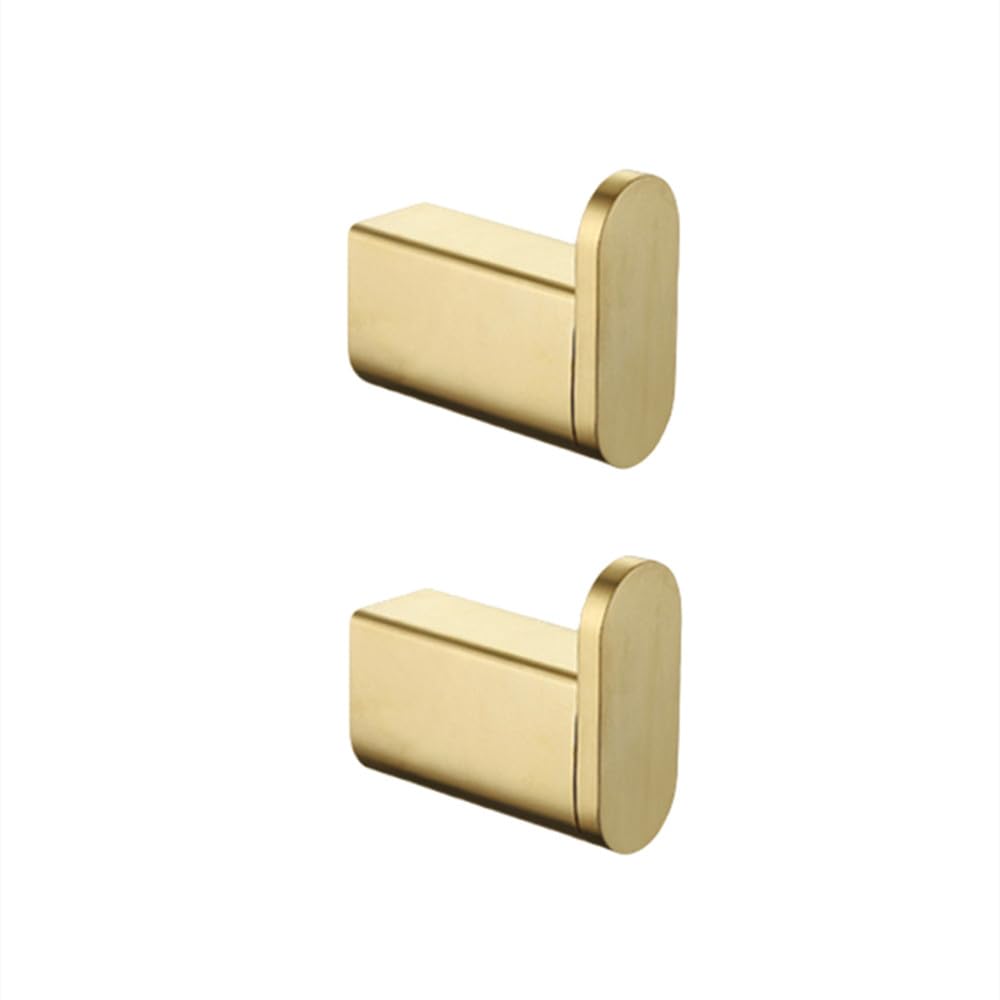 Accessoires de salle de bain or brossé pour une routine matinale zen