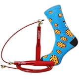 PACK COMBA + CALCETINES DIVERTIDOS: El mejor pack con comba profesional ideal para crossfit, boxeo, gimnasio + calcetines divertidos deportivos, para que complementes tu deporte con estilo.