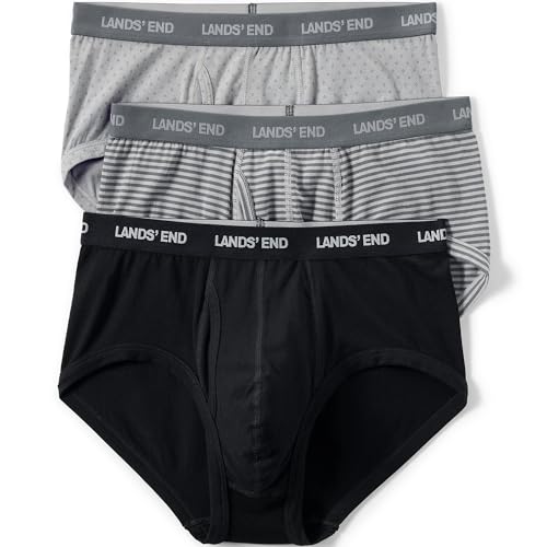 Lands' End Men's Comfort Knit Brief 3 Pack3