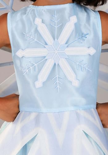 Disfraz completo niña copo de nieve brillante miniatura 4
