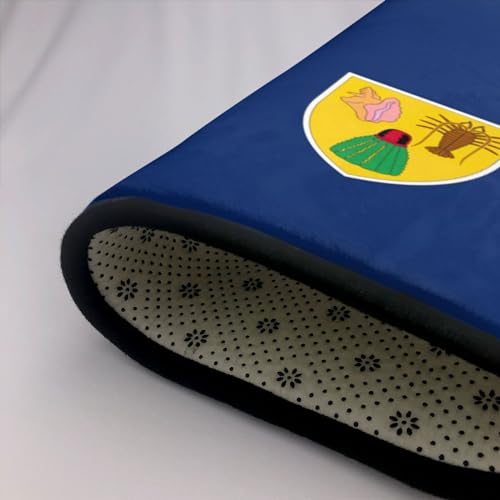 Tapis de luxe drapeau îles Turques et Caïques doux pour salon - 6