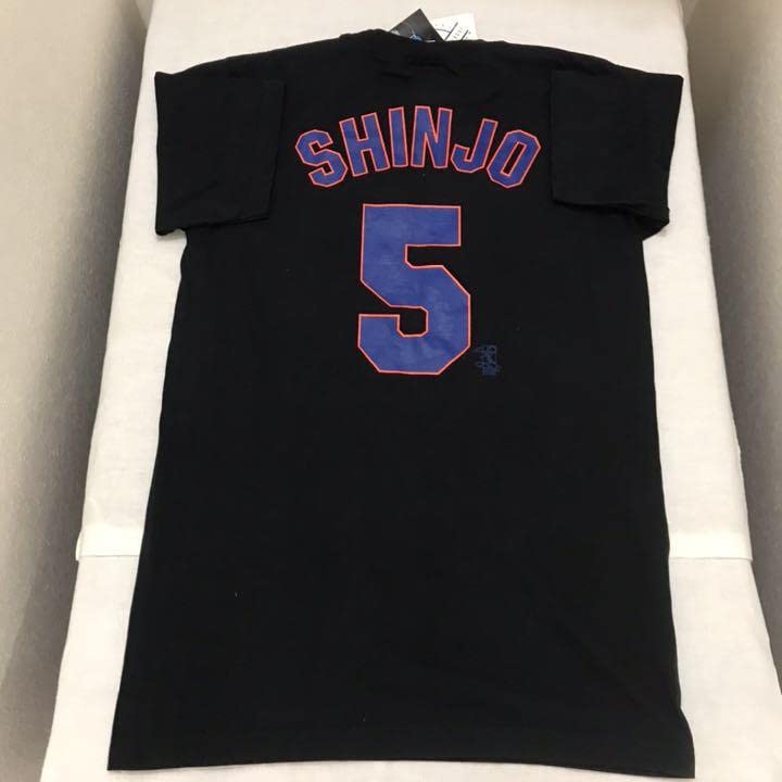 【超レア品20%オフ】Mリーグ NYMets新庄剛志ユニホームmajestic レア コレクター Majestic 新庄剛志 SHINJO メッツ Tシャツ