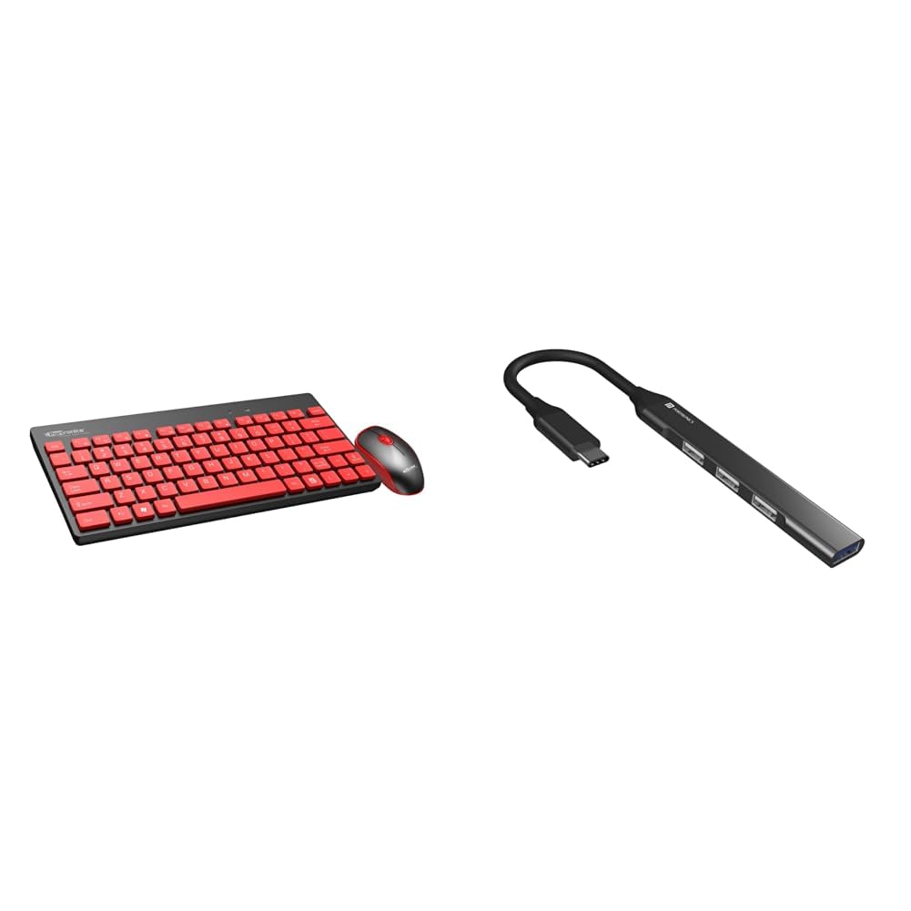 Portronics Key2 Combo Wireless Keyboard and Mouse Set, with 2.4 GHz USB Receiver, Silent Keystrokes, (B0BQ1MFK9C) Amazon Price History, Amazon Price Tracker