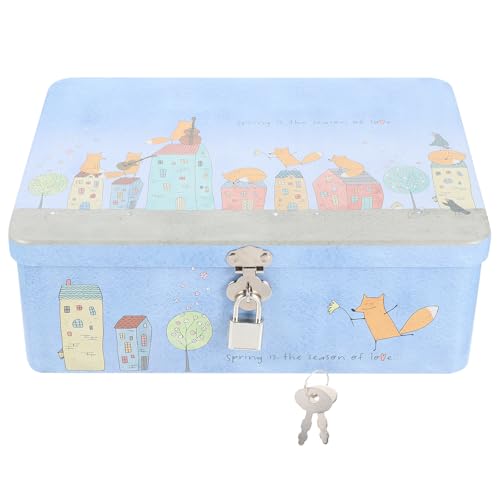 EPIGEIST Caja de Hojalata Cerradura y Llave...