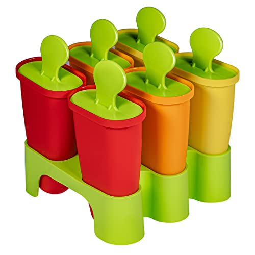ARNO Popsicle Molds Set 6 Ice Cream Molds Ice Pop