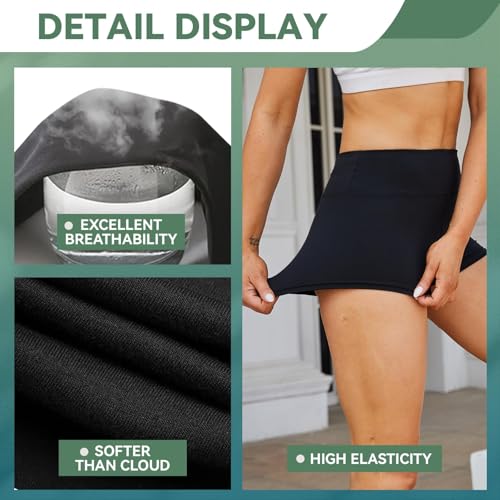 QGGQDD Workout Biker Shorts for Women - 3"/5"/8" High Waisted Tummy Control Spandex Booty Shorts for Gym Yoga Volleyball3