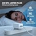 ASOKO Under Cabinet Led Light Plug in, Dimmable Daylight White 4500K, 3 Pack 12 inch Linkable Led Under Counter Lights for Kitchen, Shelf, Workbench, Cupboard, ETL Listed Plug 24V, UNO-LK 4500K
