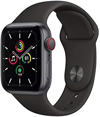 Nuevo Apple Watch SE (GPS + Cellular, 1.57 pulgadas) - Reloj inteligente  con caja de aluminio color gris espacial y correa deportiva color negro :  Electrónica - Amazon.com
