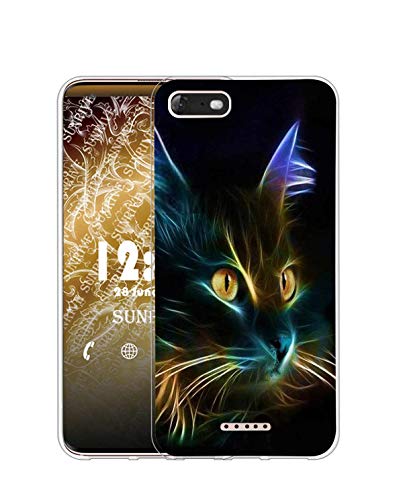 Sunrive Coque Compatible avec Wiko Tommy 3, Silicone Étui Housse Protecteur Souple Gel Transparent...